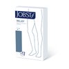 JOBST Relief Thigh High 30-40 mmHg Open Toe Unisex For Men & Women Compression Socks with Silicone Band, Beige - Choose Your Size