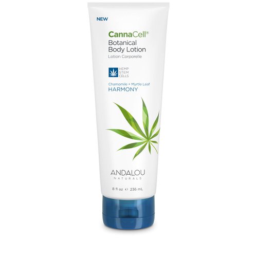 Andalou Naturals CannaCell Body Lotion, Harmony, 8 Ounce