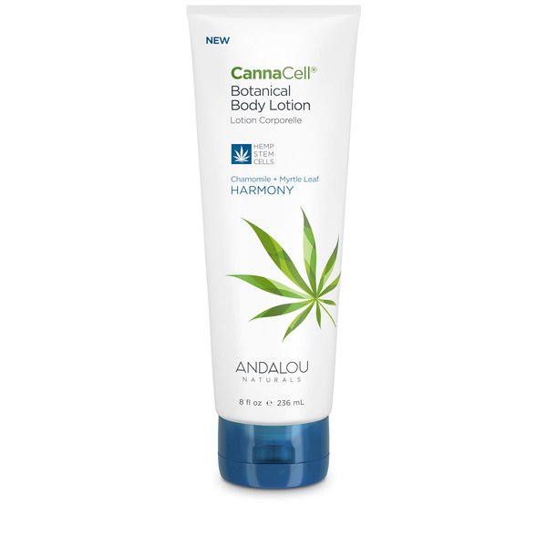 Andalou Naturals CannaCell Body Lotion, Harmony, 8 Ounce