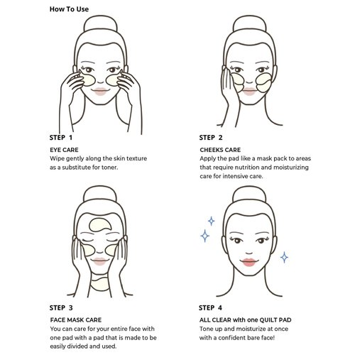 MissDragon Vita Butter Tone Correcting Quilt Toner Pads (50 Pads) – Vegan Korean Skincare Facial Hydrating Vitamin C NiacinamideToner Pads for All Skin Type