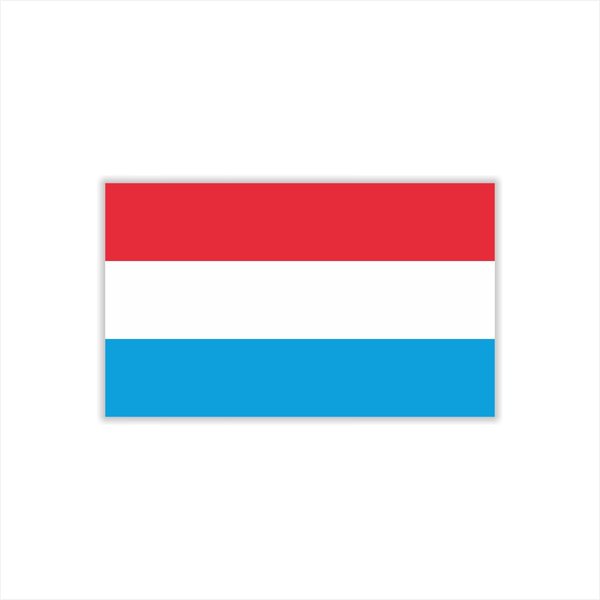 Womaha 30 Temporary Luxembourg Flag Tattoos Fans Face Tattoo Stickers for Adults Kids Group Activity Props