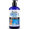 Omega 3 Fish Oil for Dogs - Better Than Salmon Oil for Dogs - Dog Fish Oil Supplement for Shedding, Allergy, Itch Relief - Supports Dry Skin, Joints - Dog Skin and Coat Supplement - Fish Oil Liquid