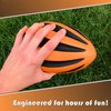 LMC Products Spiral Foam Football - Soft Foam Football for Kids - Each Quality Kids Football is 9 Inches - Adult & Toddler Football Youth - Small Football (Orange & Black)