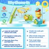 Mold Free Kids Bath Toys - Toddler Fishing Game with Fishing Net, Birthday Gift for Boys and Girls Ages 3-5, Great Water Toy for Bathtub, Swimming Pool, and Beach Fun
