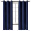 BGment Blackout Curtains for Bedroom - Grommet Thermal Insulated Room Darkening Curtains for Living Room, Set of 2 Panels (42 x 63 Inch, Navy Blue)