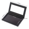 Allwon Magnetic Palette Black Empty Makeup Palette with Mirror and 20Pcs Adhesive Empty Palette Metal Stickers for Eyeshadow Lipstick Blush Powder