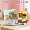 Tenhorses Bakery Building Set, Cute Friends Series Baking Shop Building Kit for Girls 6-12, Street View House Architecture Toys Creative Gift for Kids (290Pcs)