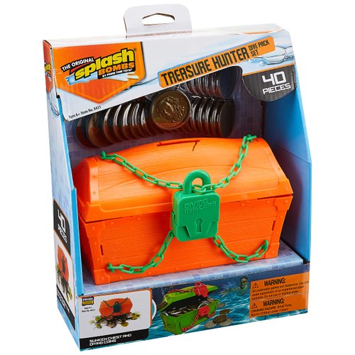 Splash Bombs Treasure Chest Pool Diving Toy (8435)