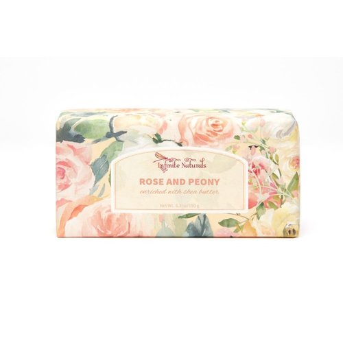 Infinite Naturals Rose & Peony Bar Soap 5.3 oz