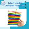 1112 Rainbow Stick Chewer Bird Toy – Colorful Hanging Shredding and Chewing Toy for Parrots, Conures, Cockatiels, and Budgies – Vibrant and Engaging Bird-Safe Toy – Made in USA by M&M Bird Toys