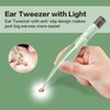 Ear Wax Removal Tools,9 Pack Ear Cleaning Tool,Ear Pick with 2 LED Lights,Built-in USB Ear Wax Remover for Kids and Adults