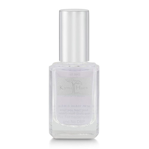 karma organic Base Coat and Top Coat 2 in 1 Nail Polish, Dip Powder & Polygel Base activator, Long Lasting Clear Nail Enamel, Nail Polish Strengthener - (0.43 FL oz)