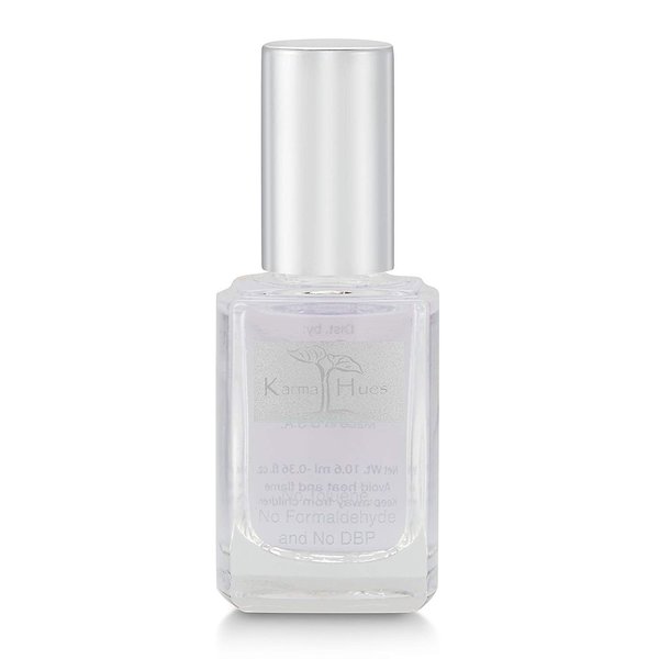 karma organic Base Coat and Top Coat 2 in 1 Nail Polish, Dip Powder & Polygel Base activator, Long Lasting Clear Nail Enamel, Nail Polish Strengthener - (0.43 FL oz)
