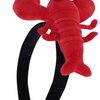 HAOZAIKEJI Funny Crab Lobster Headband Plush Animal Headpiece Wash Face Makeup Hair Hoop Theme Party Accessories