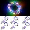 Dollhouse Christmas Lights Fake Light String Dollhouse Christmas Decorations Christmas Miniature Light String for Crafts Furniture Accessories String Lights Doll House Pretend Play (65.6 Ft, Simple)
