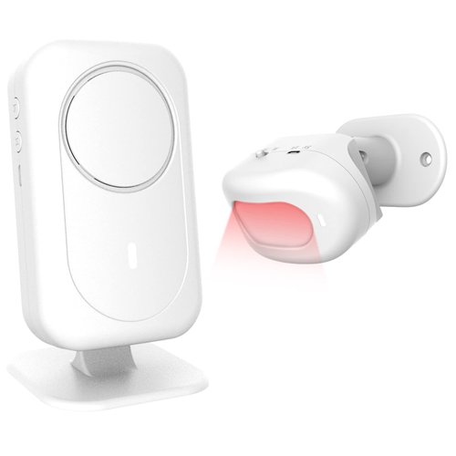 Motion Sensor Door Chime for Business,Store Welcome Buzzer Monitor, Commercial Door Entry Alert,Motion Detector Alarm, Bed Alarm for Elderly Dementia Patients,1 Sensor