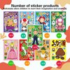 36 Sheets Mario Make a Face Stickers, Cartoon Book Crafts for Kids, DIY Party Supplies Favors Your Own Mixed and Matched with Different Designs Characters Birthday Gifts Class Reward Decor