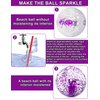 Inflatable Beach Balls Bulk 16" Glitters Pool Toys Balls for Pool, Beach, Halloween Pool Party - Swimming Pool Game Water Beach Toys Kid Party Favor Halloween Decorations Blow Up Beach Ball (12 Pack)