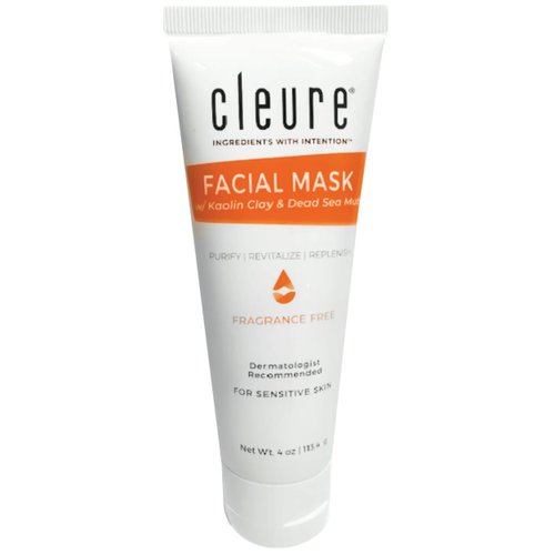 Cleure Oil-Free Face Moisturizer for Sensitive & Acne-Prone Skin - Non Comedogenic Hydration - Paraben, Salicylate, & Fragrance Free (4 oz, Pack of 1)
