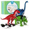 Robotic Dinosaur Kit for Kids Ages 6-12 - Arts & Crafts Science Kit with Wooden Dinosaur Toys - Perfect 6 Year Old Boy Gifts for Art Set and Fun Dinosaur Crafts with Paints