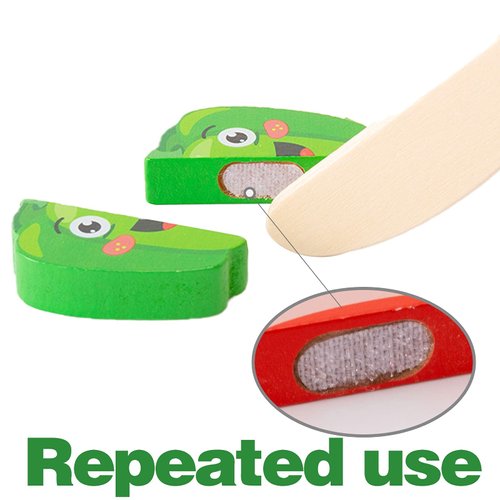 CUCOS Wooden Cutting Puzzles for Kids Ages 1-5 Years Old, Vegetable Toddler Puzzles, Learning Toys Educational Gift for Girls and Boys