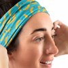 RokBAND Multi-Functional Food Themed Neck Gaiter or Headband | Banana Pattern | Blue
