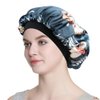 Breathable Head Wrap Silk Satin Night Cap Short Hair Women's Tam Hat Beanie Cap
