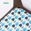 Pack and Play Sheets Fitted, 2 Pack Portable Playard Pack and Play Sheet, Ultra Soft Microfiber Mini Crib Sheets,Whale, Preshrunk