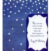 Designer Greetings White Script on Dark Blue Christmas Money & Gift Card Holders