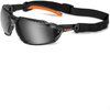 ProtectX Safety Glasses Foam Lens Wrap w Strap, Scratch Resistant Anti Fog Polycarbonate Lenses ANSI Z87.1 Rated with UV Protection