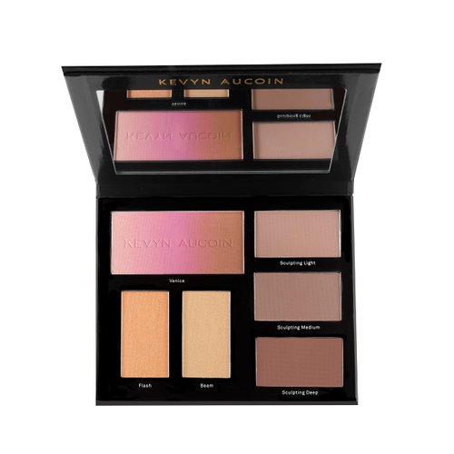 Kevyn Aucoin The Contour Book, The Art of Sculpting & Defining Volume 3: Makeup artist palette. Defines facial features. Eyes, cheekbone, nose & jawline. Highlighters to glow. All skin tones & shapes.