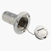 Mirror-Like Polished 316 SS for 1-1/2''(38MM) Marine Boat Yacht Caravan Fuel Tank Deck Fill/Filler with Keyless Cap