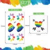 150 Pcs Pride Tattoos,Rainbow Temporary Tattoos for Women Men Adults,Gay Pride Stickers Accessories for Pride Equality Parades and Celebrations