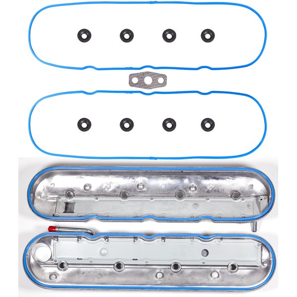 HIHIAV 12637683 VS50504R 4.8L 5.3L 6.0L 6.2L Chevy LS1 Valve Cover Gasket for Silverado 1500 2500 3500,Suburban,Tahoe,Trailblazer,GMC Sierra,Yukon,Envoy,Cadillac Escalade,VS50504R1,VS50250A,VC3165G