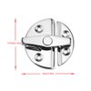 Tearom Marine Boat Door Catch Latch 316 Stainless Steel Door Latch Round 55mm Twist Lock Suit for Boat and Many External Cabinet Applications (1)