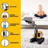Remote Control Excavator Toys for Boys with Extra Rechargeable Batteries for Long Lasting Fun - 1:24 Scale Excavator RC Construction Vehicle Toys - Realistic Construction Toys - Best Gift for Kids 3-7