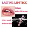 MAEPEOR Metallic Liquid Lipstick 6 Color Metal Diamond Pearl Lipstick Long Wear and Non-stick Cup Mermaid Lip Gloss (Colors 06)