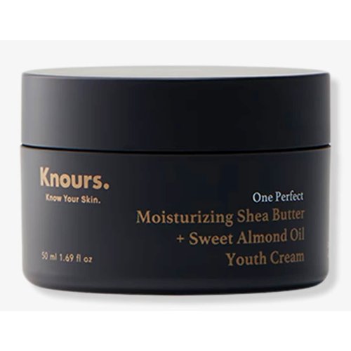 Knours. Moisturizing Shea Butter Sweet Almond Oil Youth Cream, a Rich Cream with Niacinamide Olive & Vegan Oil Clean K-Beauty (50ml 1.69 fl. oz.)