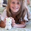 Thermal-Aid Zoo - Mini Microwavable Stuffed Animal - Plush Toy and Hot Cold Pack - Juno The Unicorn - 3.15 x 2.6 x 9.3 in