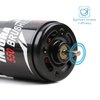 INJORA RC Motor 550 Brushed Waterproof Motor for 1:10 RC Crawler Axial SCX10 AXI03007 JL 90046 TRX4 TRX6 RC Car Boat (21T)