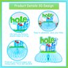 Fangleland 8 Pack Golf Honeycomb Centerpieces Golf 1st Birthday Party Decorations, Hole in One First Birthday Party Supplies for 1 Year Old Boys Sports Table Sign