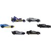Hot Wheels Toy Cars 6-Pack, Set of 6 Batman Character Vehicles in 1:64 Scale, Inspired by Various Batman Characters (Styles May Vary)