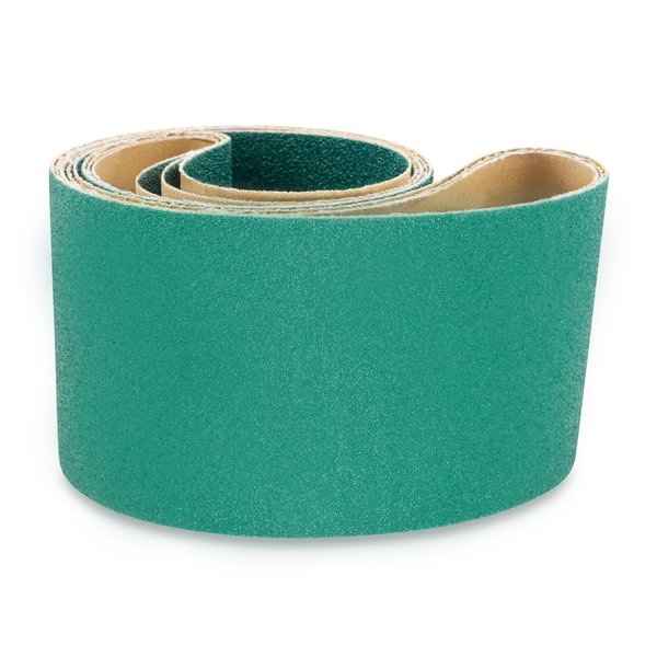 Red Label Abrasives 4 X 48 Inch 120 Grit Metal Grinding Zirconia Sanding Belts, 3 Pack