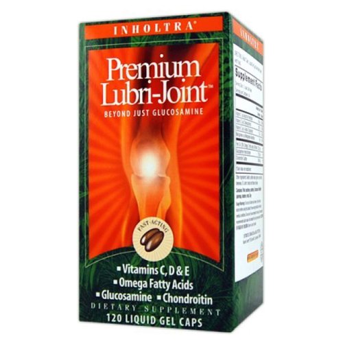 Nature's Secret Inholtra Premium Lubri-Joint Fast-Acting Joint & Connective Tissue Health Supplement with Vitamin C, D & E, Omega Fatty Acids, Glucosamine & Chondroitin - 120 Liquid Softgels