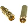 MEETOOT 20Pairs 4mm Gold-Plated Brass Bullet Banana Plug Male Female Bullet Banana Connector RC Part for ESC Battery Motor