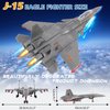 Oichy Military J-15 Eagle Fighter Jet Building Blocks Set 272 PCS, Air Force Building Kit Military Toys Gifts for Kid and Adult