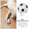 FRCOLOR 4Pcs Pet Toy Ball Rubber Foam Soccer Ball Cat Toy Dog Teething Toy Dogs Bite Toy Kitten Interactive Toy Pet Exercising Toy
