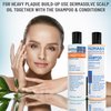 DermaSolve Scalp Psoriasis & Dandruff free Medicated Shampoo with Conditioner, Ultimate Seborrheic Dermatitis Treatment for Itchy, Flakey Scalp, Soothing & Moisturizing Relief