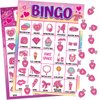 Pink Party Bingo Game 24 Players Girls Party Game Birthday Party Favors