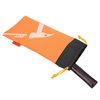 Alomejor Tent Peg Bag Camping Portable Tent Stakes Bag Hammer Nail Pouch for Hiking Camping Tent Hammers and Other Accessoris (Orange)